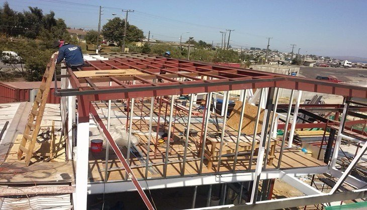 Montaje de Estructura de Galpón